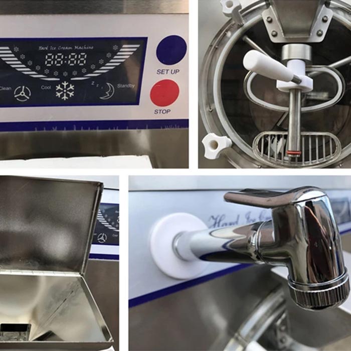 VHC01 Vertical Hard Ice Cream Machine